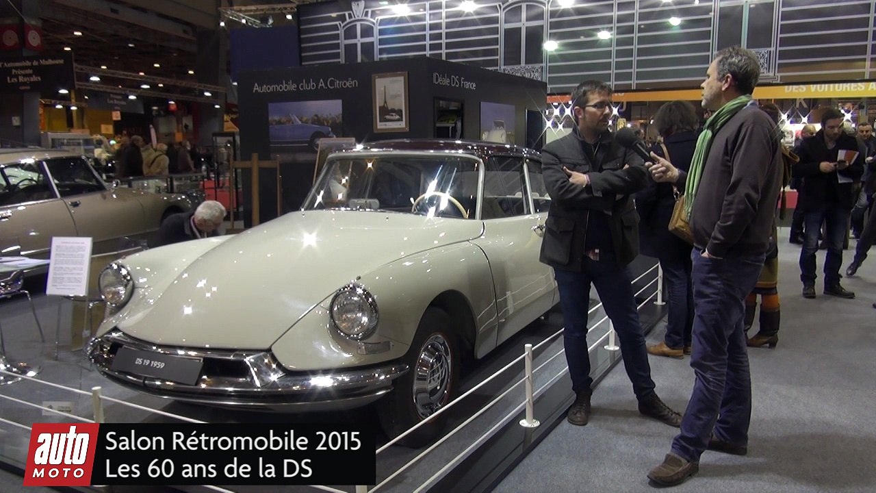 Salon Rétromobile 2015 - 60 ans de la Citroën DS