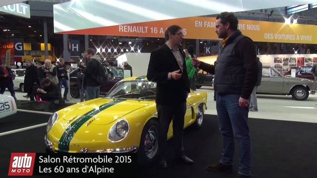 Rétromobile 2015 - 60 ans de la Renault Alpine