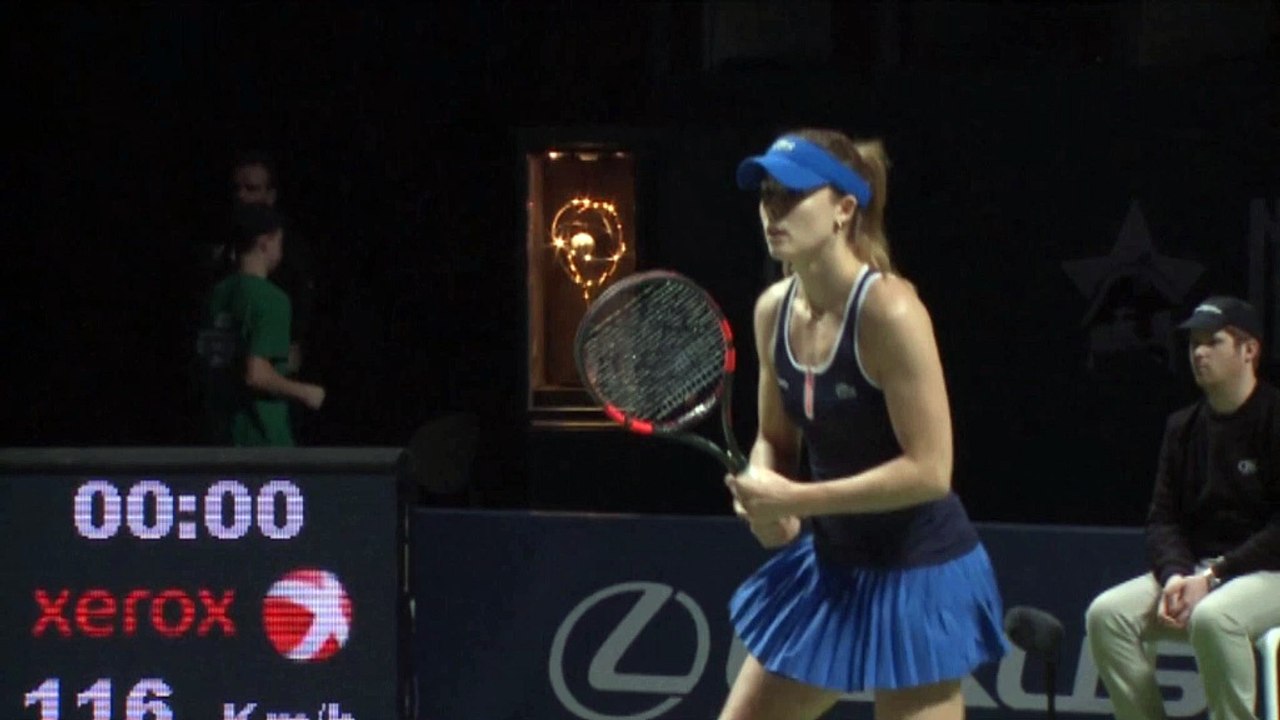 Cornet-Fight gegen Tennis-Küken