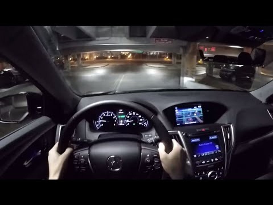 2015 Acura TLX 3.5L SH-AWD - WR TV POV Night Drive