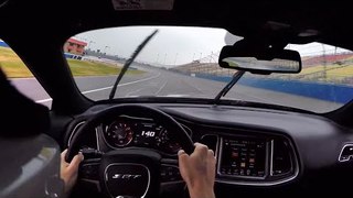 2015 Dodge Challenger SRT Hellcat 6MT at Auto Club Speedway (Sports Car Course) - POV Track Test