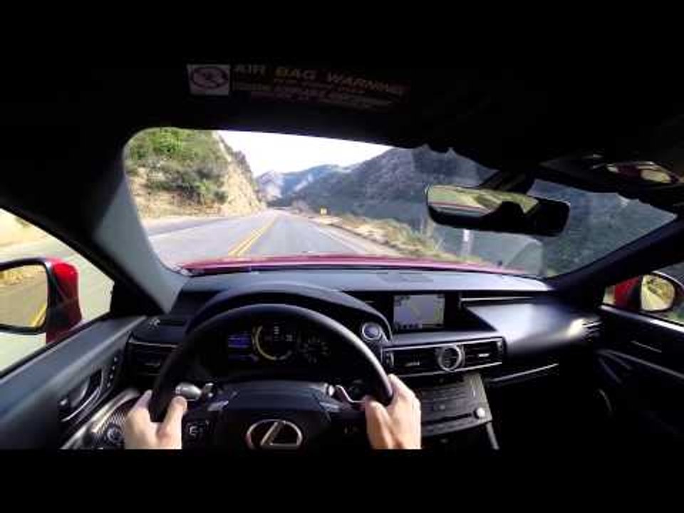 2015 Lexus RC F - WR TV POV Canyon Drive