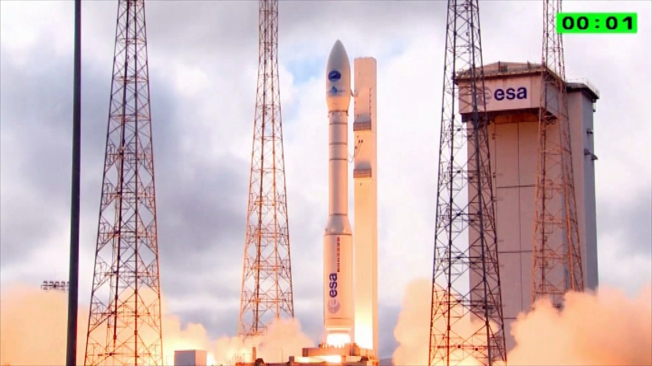 Guyane : Décollage de l'avion spatial européen IXV