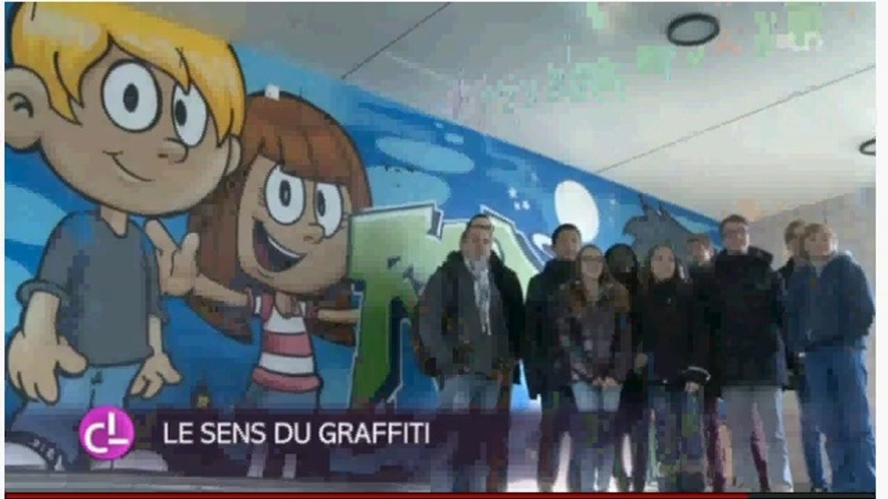 Fresque  au  collège  des coteaux