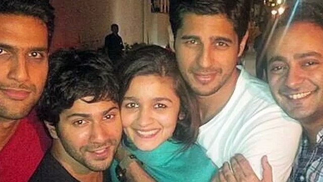 Varun Dhawan & Siddharth Malhotra Cuddles Alia Bhatt!.mp4