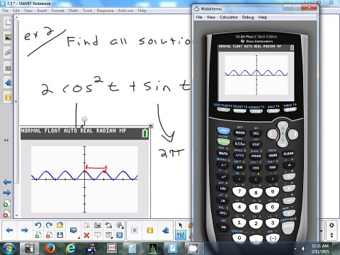 7.3 Solving Trig Equations & Inequalities Graphically 2-11-15