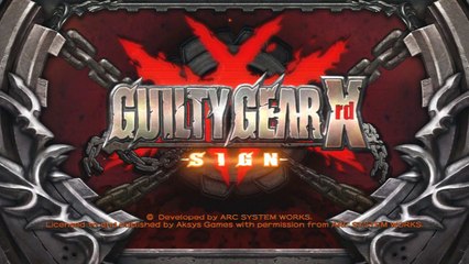 Test de Guilty Gear Xrd Sign