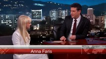 Anna Faris & Chris Pratt's Baby Shushed by Mickey Rourke - Jimmy Kimmel