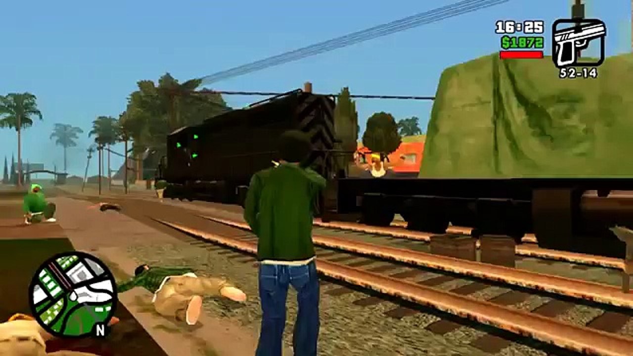 Grand Theft Auto: San Andreas - Part 6 - Train Job (GTA Walkthrough / Gameplay)