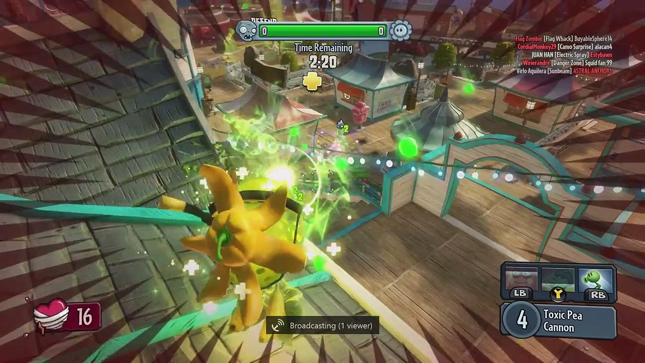 Plants Vs Zombies Garden Warfare  Toxic Peashooter The Garden Defender!!!