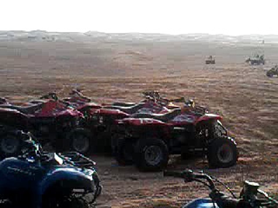 The car drive on mud