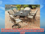 Home Styles 5564-318 Covington 7-Piece Dining Set with Table and Cushioned Arm Chairs Chocolate