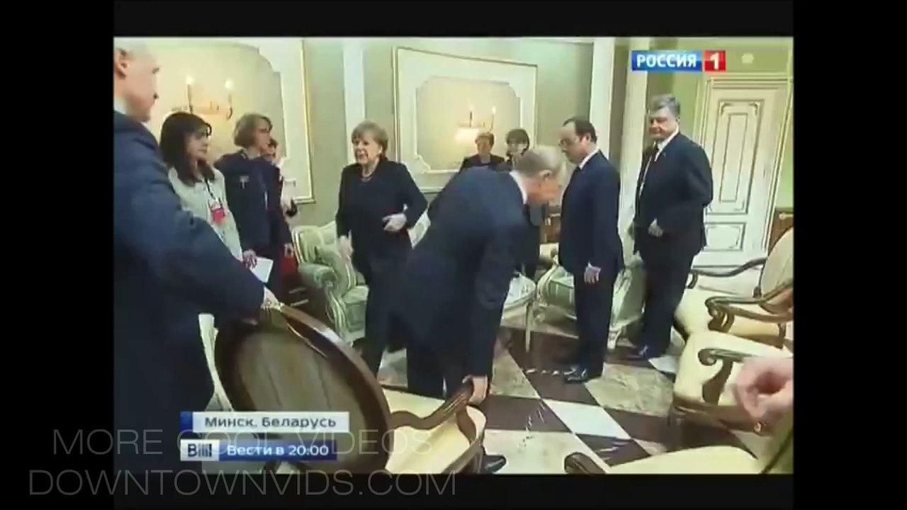 Putin Fail, Lukashenko push his chair away :D
