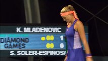 WTA Amberes- Silvia Soler abandona