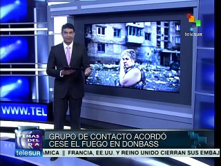Ucrania: Grupo de Contacto en Minsk acuerda alto al fuego