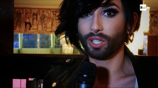 Conchita Wurst - San Remo, Italy 11.02.2015