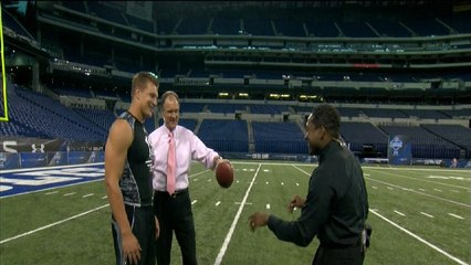 2010 Combine workout: Rob Gronkowski