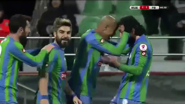 Çaykur Rizespor - 1 Fenerbahçe 4 (Maç Özeti)