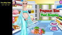 Frozen Games - Pregnant Elsa Food Shopping game