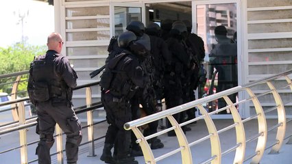 Policía élite simula atentados para Rio 2016