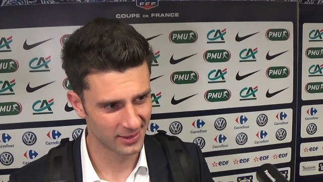 Réaction de THIAGO MOTTA en zone mixte après PSG - Nantes en Coupe de France (2-0)