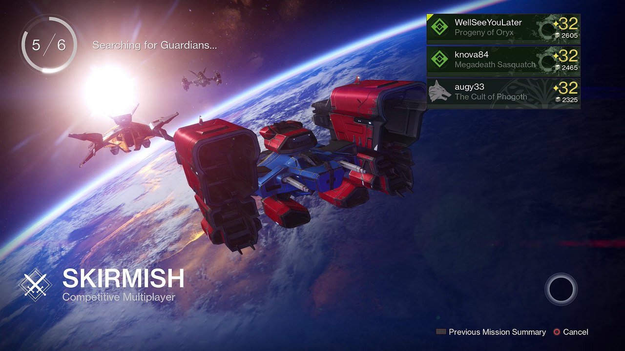 Destiny PS4 [Hawkmoon] Competitive Part 664 - Skirmish (Shores of Time, Venus) [With Commentary]