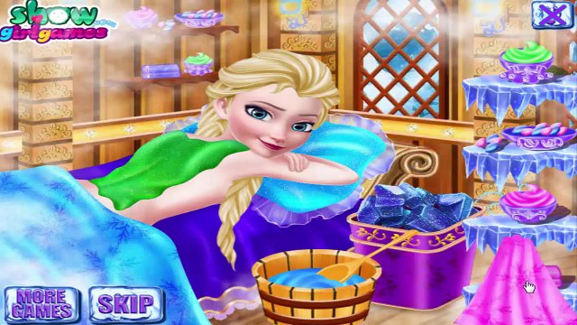 Frozen Games - FROZEN ELSA SPA COSMETOLOGY Game - Gameplay Walkthrough