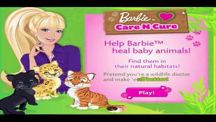 バービープリンセスケア'N動物のゲームを治す - Barbie Princess Care 'n Cure the animals Game