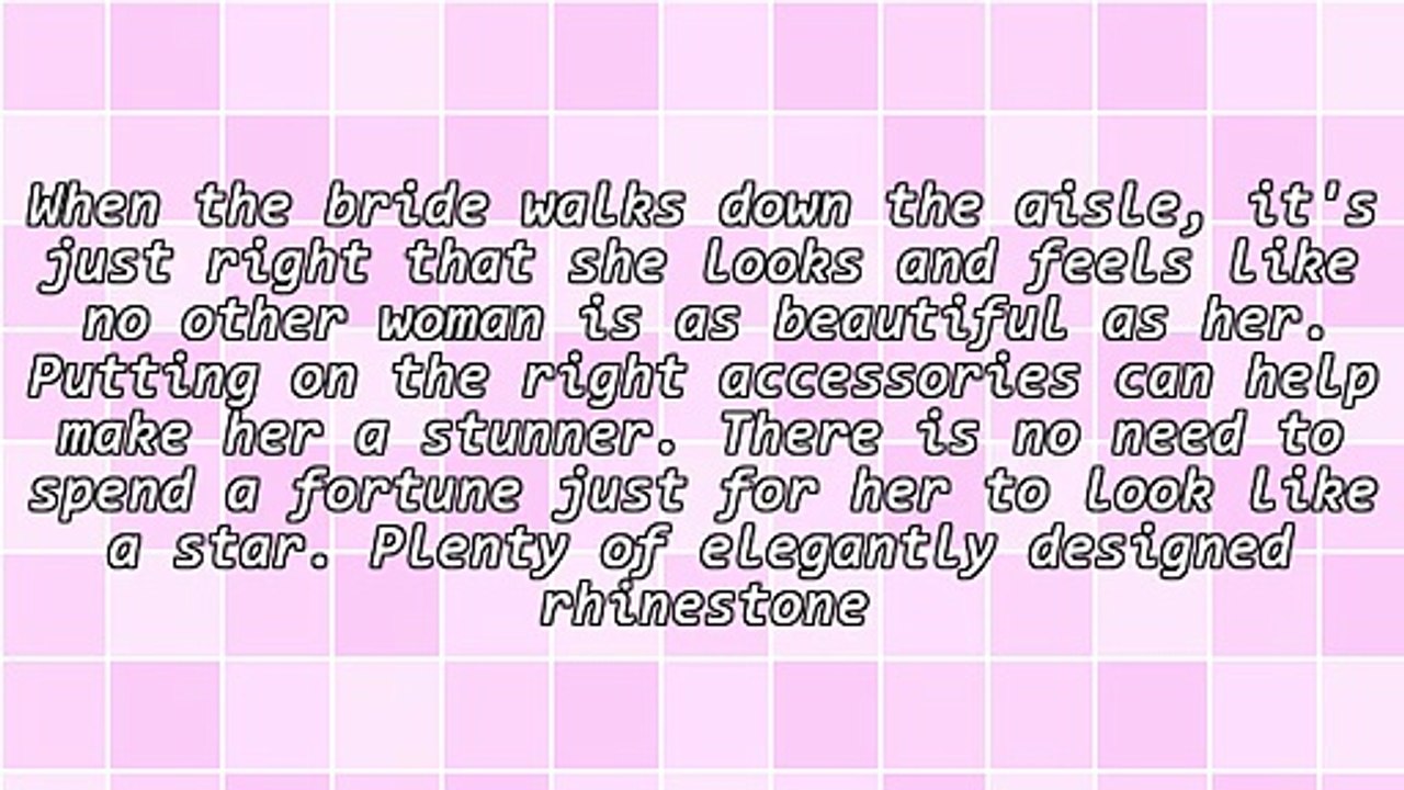 Shopping For Affordable Rhinestone Wedding Jewelry Online