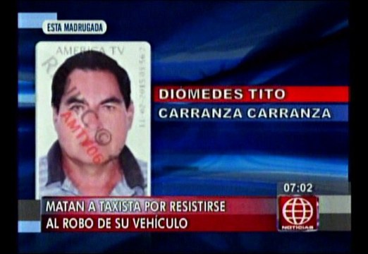 Comas: Asesinaron a taxista por oponerse al robo de su vehículo