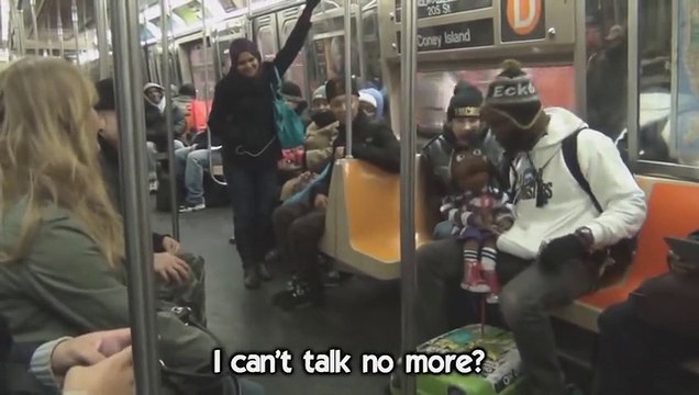 Ventriloquist Picking Up Girls On The Subway(Part 1) - YouTube