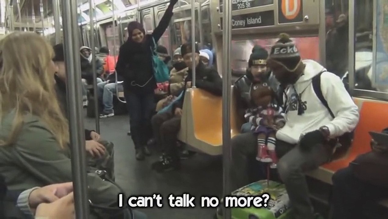 Ventriloquist Picking Up Girls On The Subway(Part 1) - YouTube