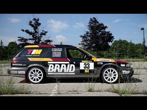 1997 Subaru Outback H-6 Swapped Rallycross Wagon - WR TV POV Test Drive