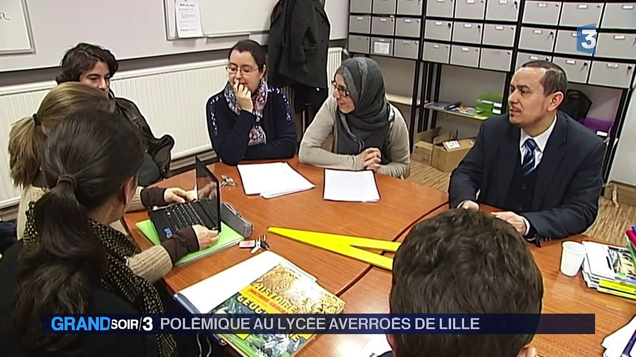 Polémique au lycée privé musulman Averroès à Lille - Vidéo Dailymotion