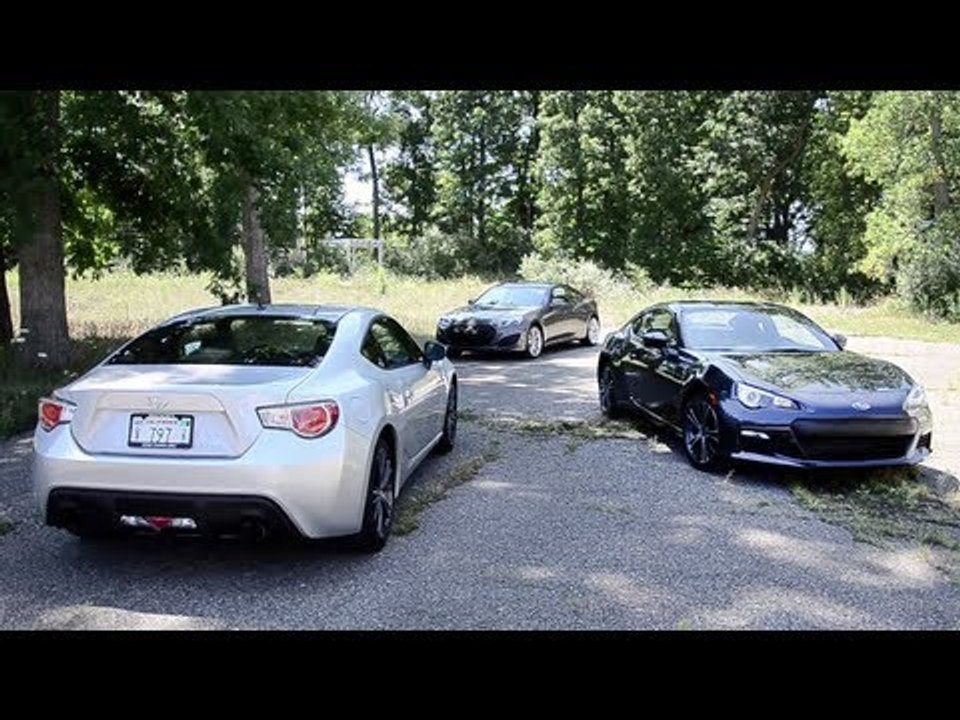 2013 Subaru BRZ & Scion FR-S & Hyundai Genesis Coupe 2.0T R-Spec - WINDING ROAD POV Test Drive