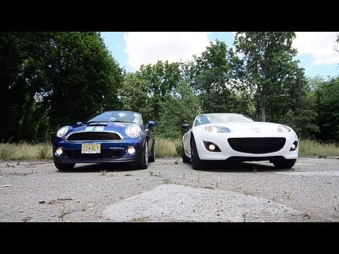 2012 Mazda MX-5 Miata Special Edition & 2012 Mini Cooper S Roadster - WINDING ROAD Quick Drive