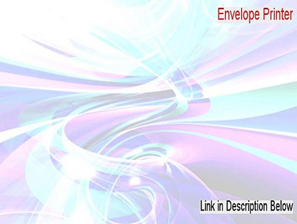 Envelope Printer Keygen [Instant Download 2015]