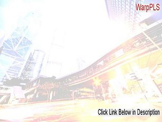 WarpPLS Crack - Free of Risk Download