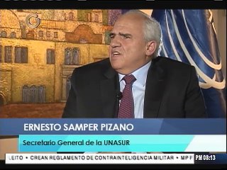 Samper: Venezuela está convencida de que el camino no es la violencia