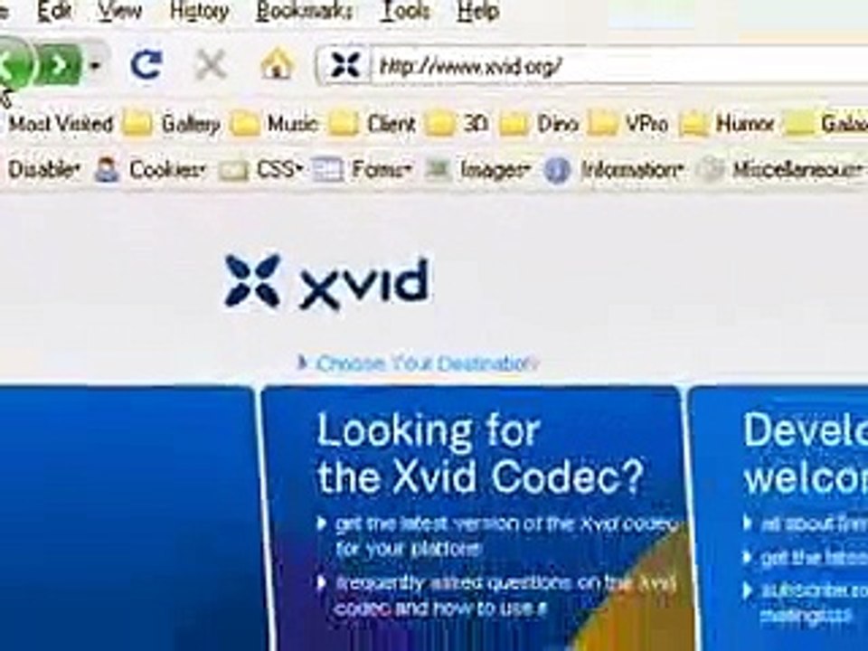 Xvid codec are not installed что делать