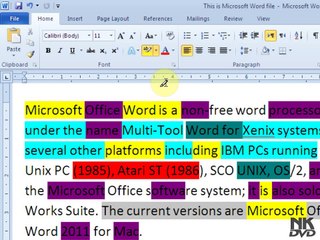 Lesson # 13 Text Hightight & Font Color
