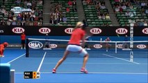 Ekaterina Makarova vs Simona Halep Australian Open 2015 Highlights