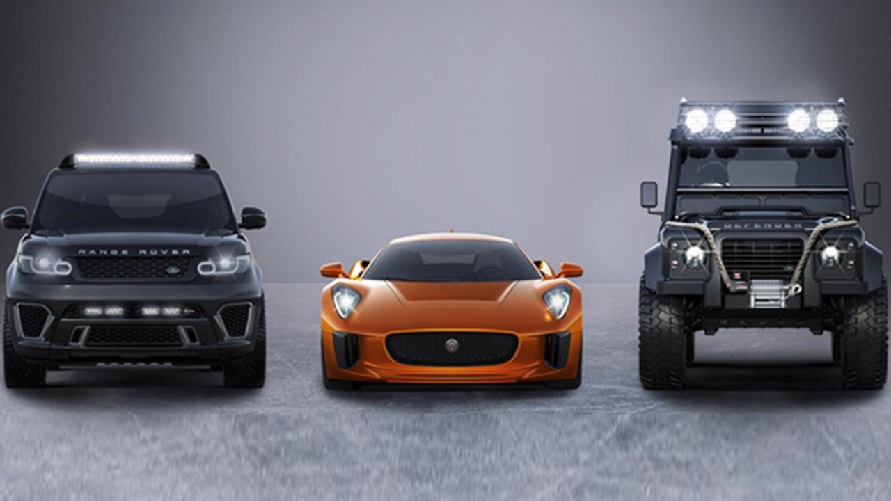 James Bond SPECTRE To Feature Jaguar C-X75, Range Rover Sport SVR And Land Rover Defender Big Foot   L