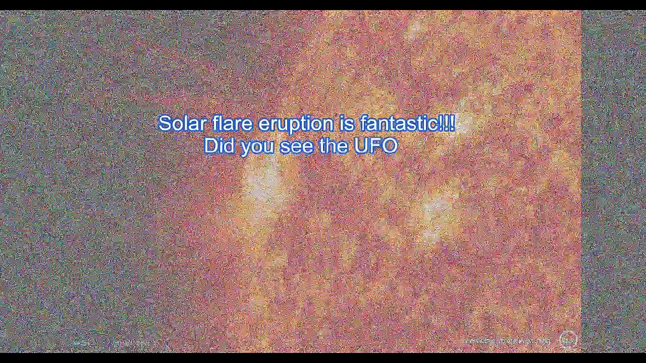 UFO Flies To The Sun Triggered Largest Solar Flare Eruption 2012!