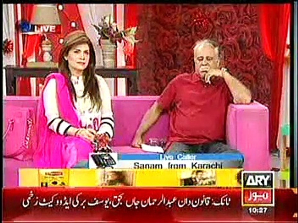 Dr Moiz Hussain On Ary News 9th Feb 2015 Part 1