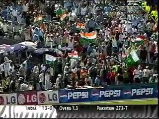 Sachin hitting Shoaib Akthar in Worldcup 2003
