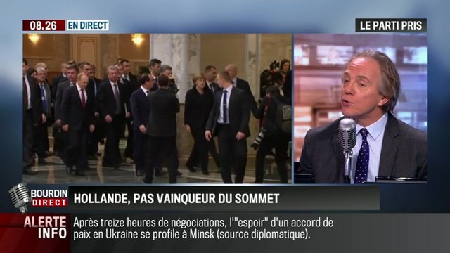 Le parti pris d'Hervé Gattegno : Minsk : Hollande ne sortira pas vainqueur du sommet sur l'Ukraine - 12/02