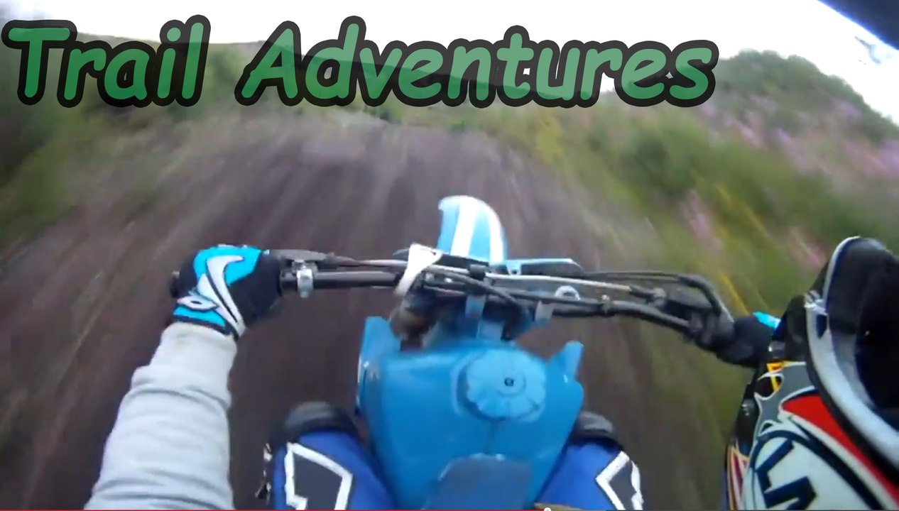 YZ426 Dirt Bike Trail Blazing At Philpstoun