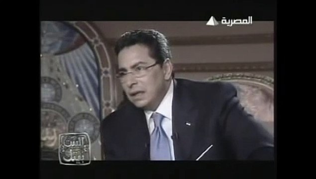 محمود سعد مع البابا شنودة الثالث البيت بيتك