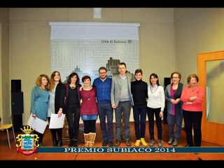 Cerimonia di premiazione "Premio Subiaco 2014"